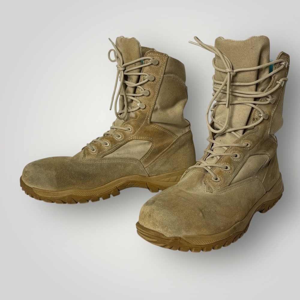 Belleville ASTM F 2413-11 Steel Toe Combat Boots 312ST Mens 11.5 R Vibram Sole